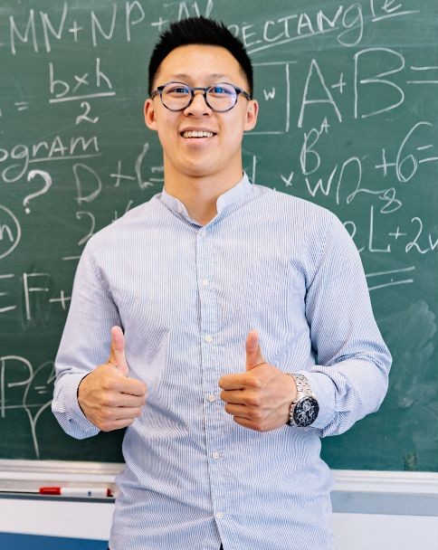 A collage of MindQuest tutors and students collaborating in a positive learning environment in Singapore